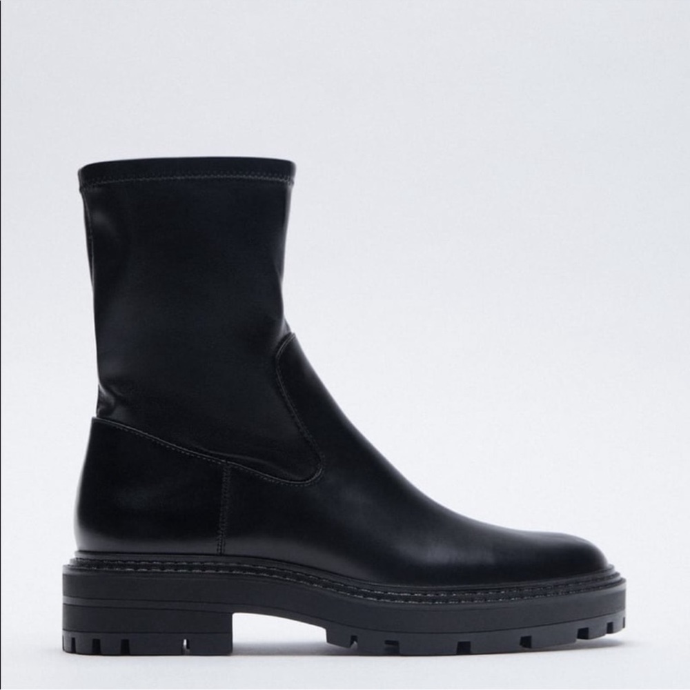Zara Vegan Leather Booties